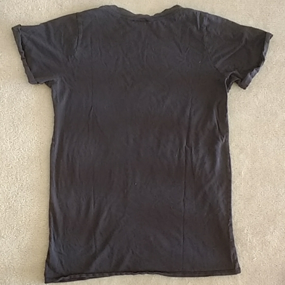 Audrey 3+1 Oversized Washed Black Tee S/M - Picture 3 of 3